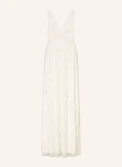 Abendkleid mit Schmuckperlen