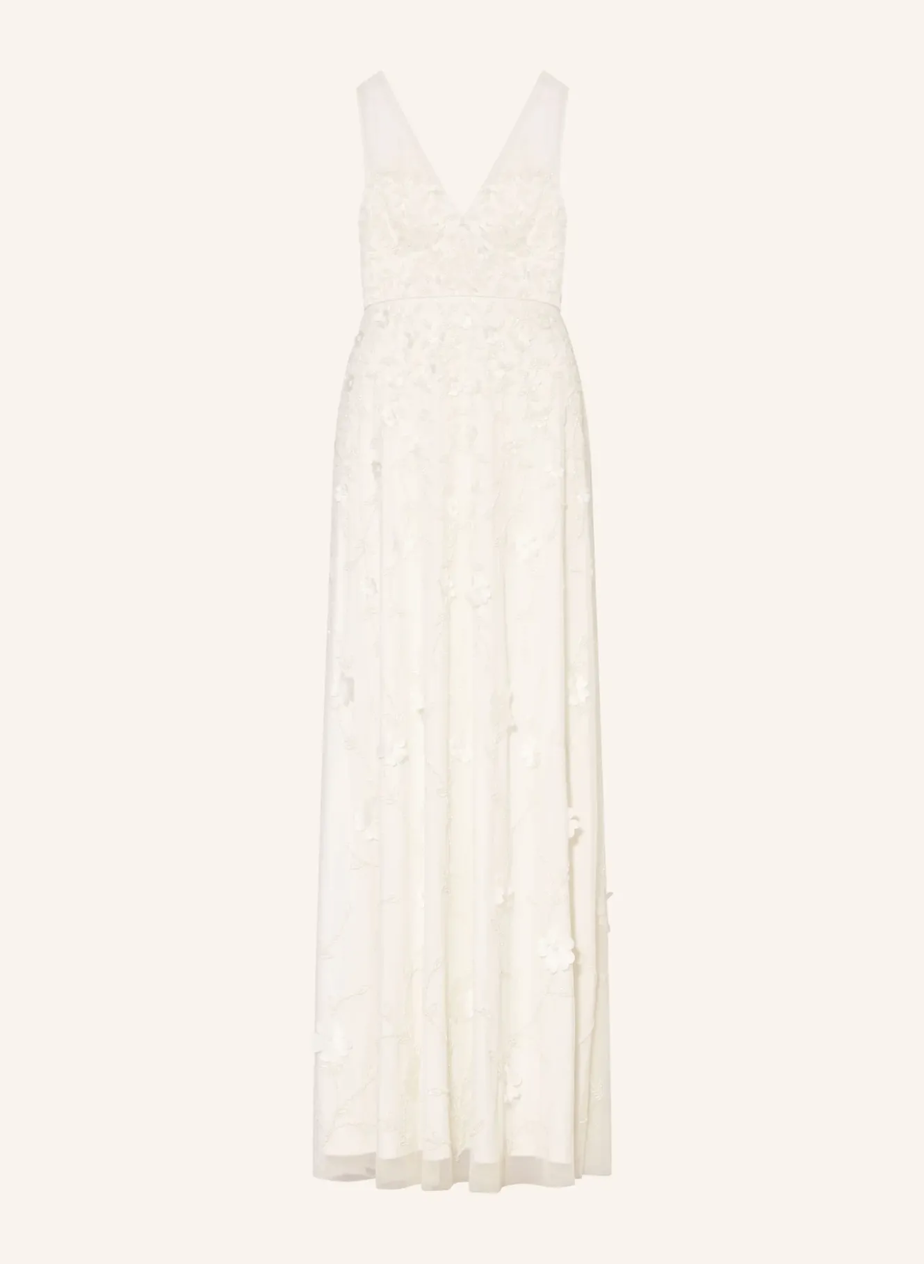 Abendkleid mit Schmuckperlen