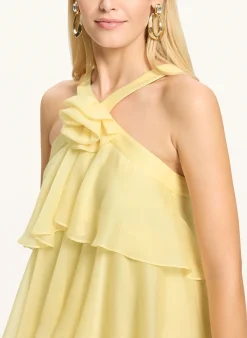 Abendkleid mit Volants
