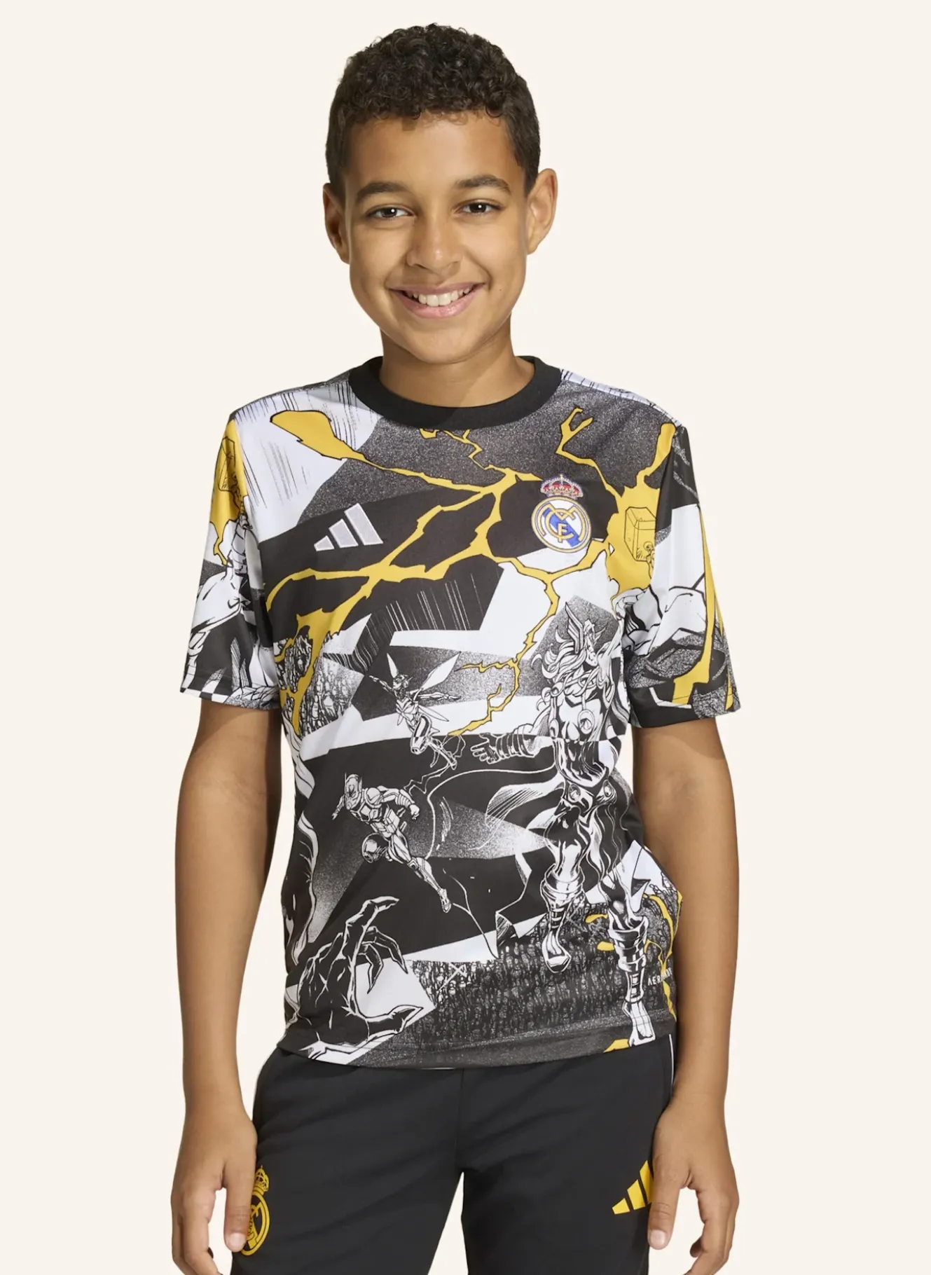 ADIDAS REAL MADRID AVENGERS 25/26 AUFWÄRMTRIKOT FÜR KINDER