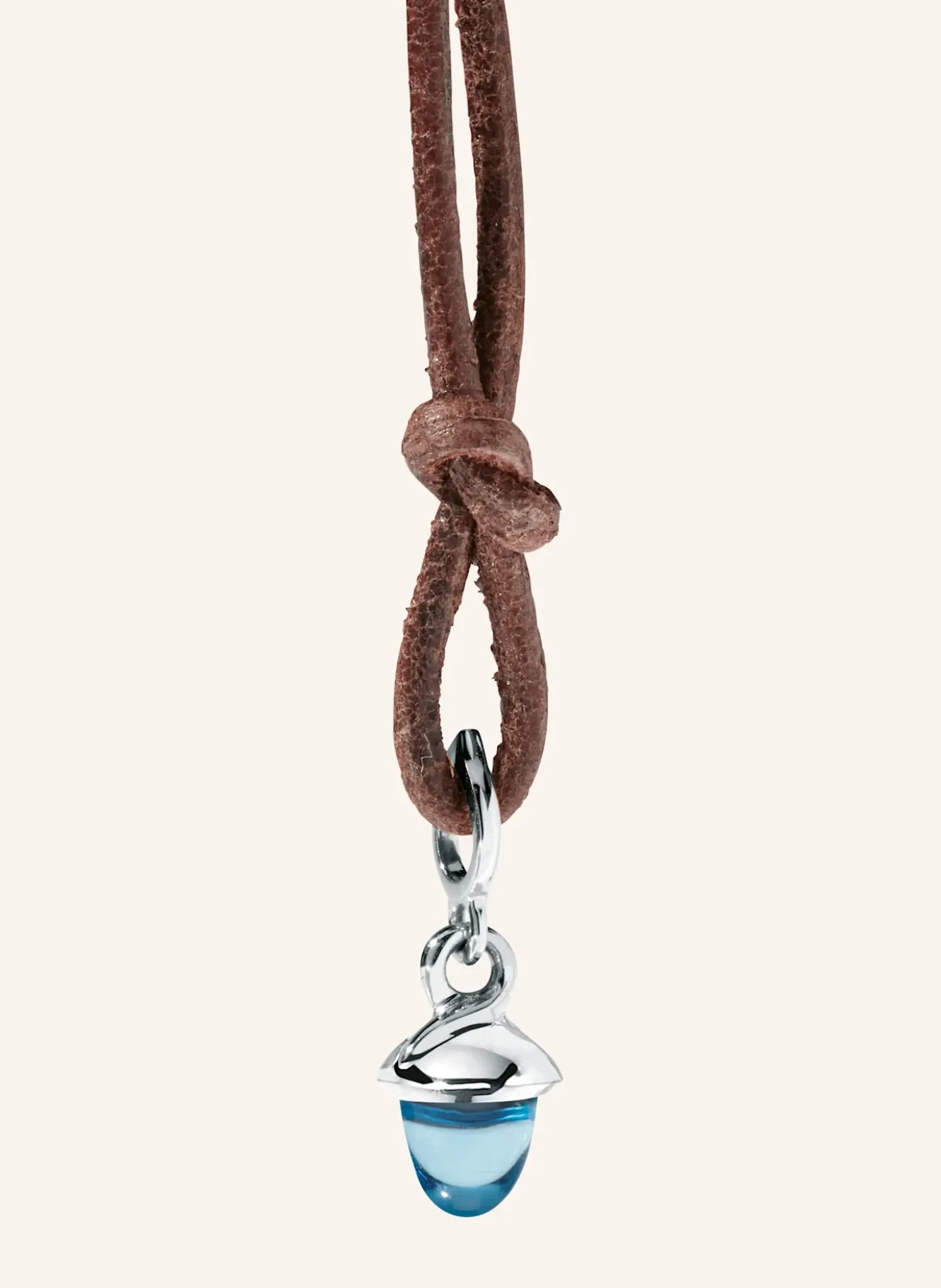 Anhänger PENDANT MINIMIKADO SWISS TOPAZ 18K Weißgold