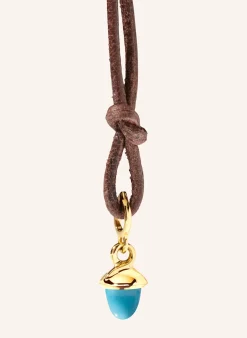 Anhänger PENDANT MINIMIKADO TURQUOISE 18K Gelbgold