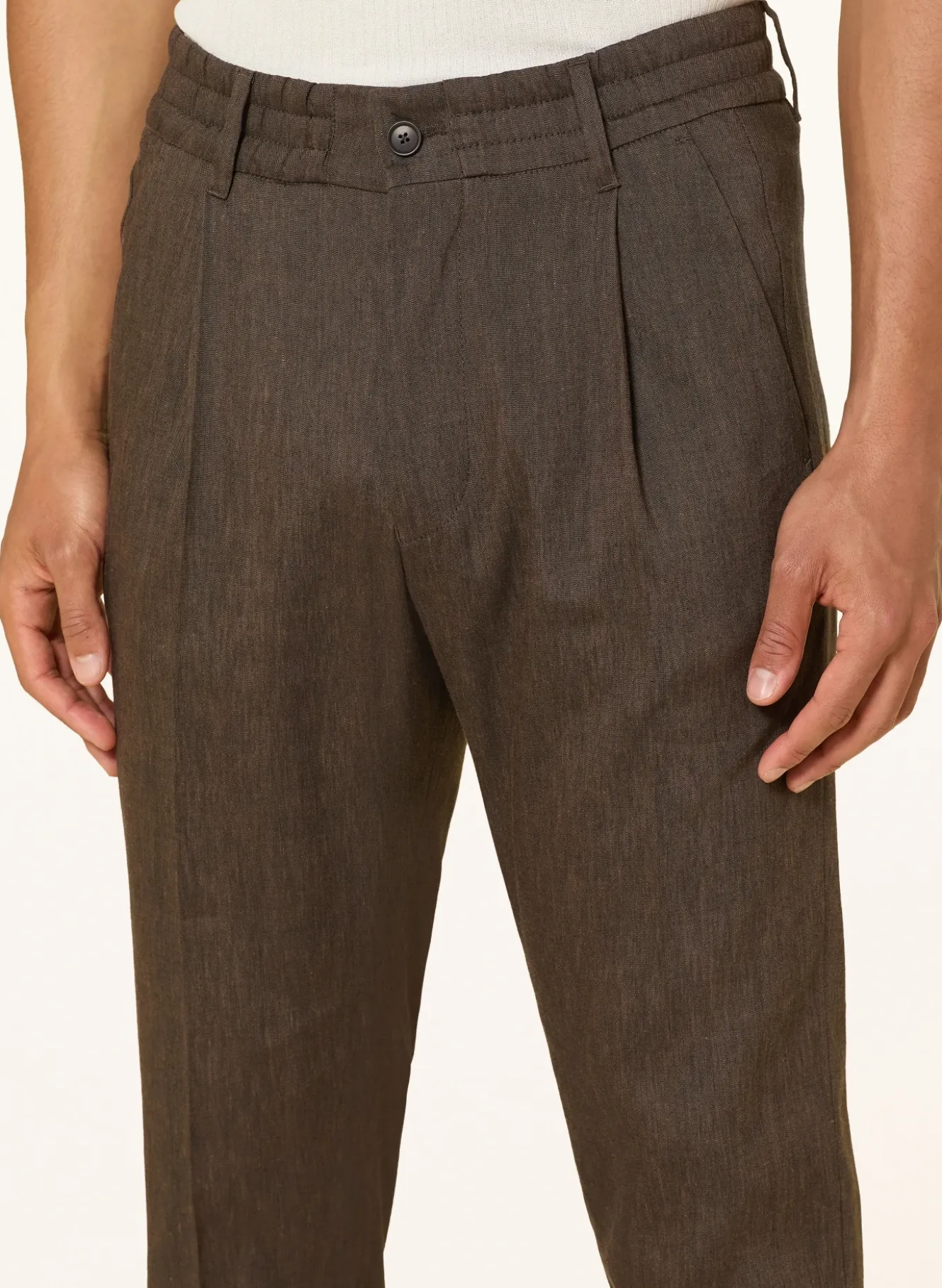 Anzughose CHASY Extra Slim Fit mit Leinen