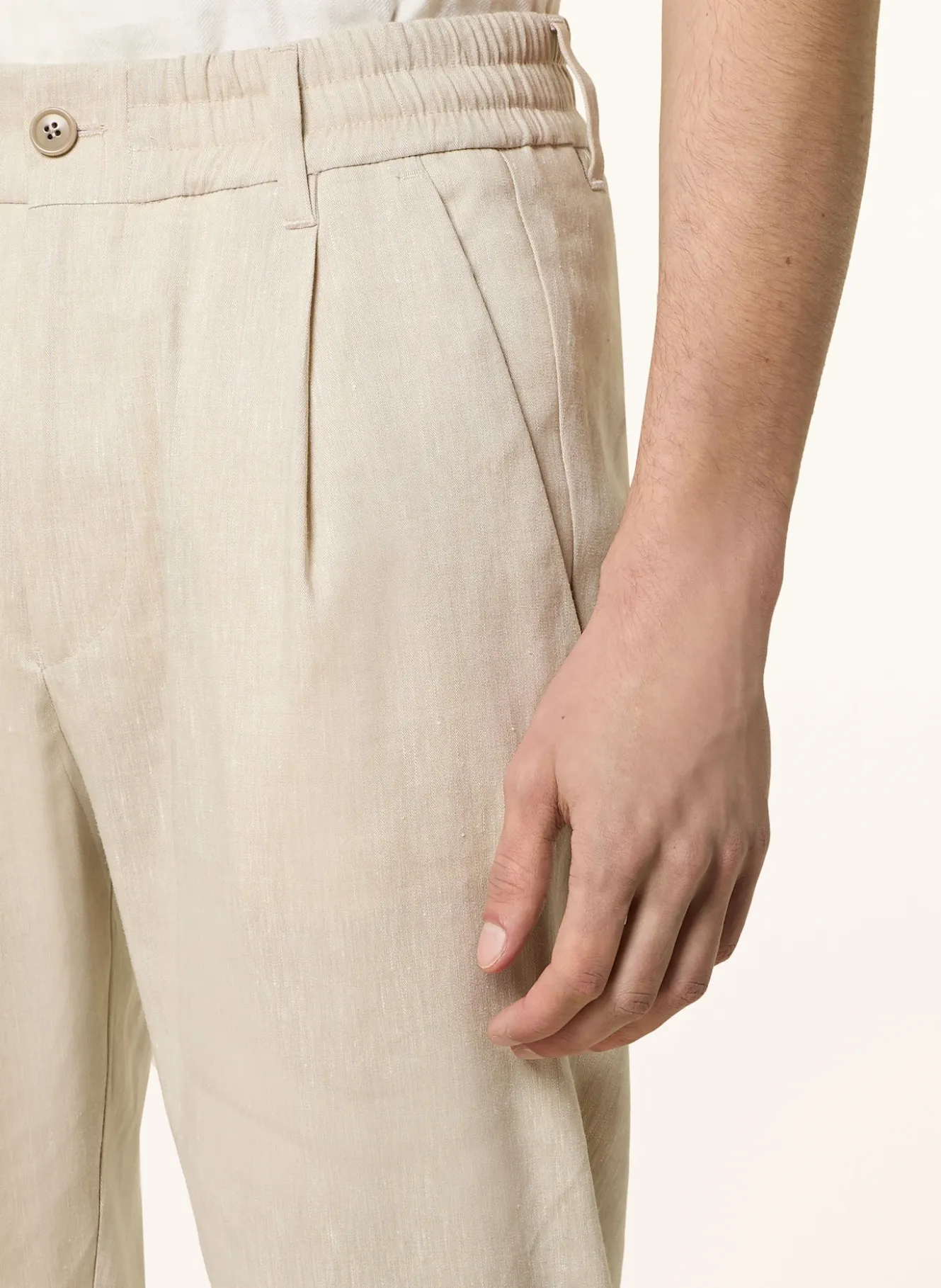 Anzughose CHASY Extra Slim Fit mit Leinen