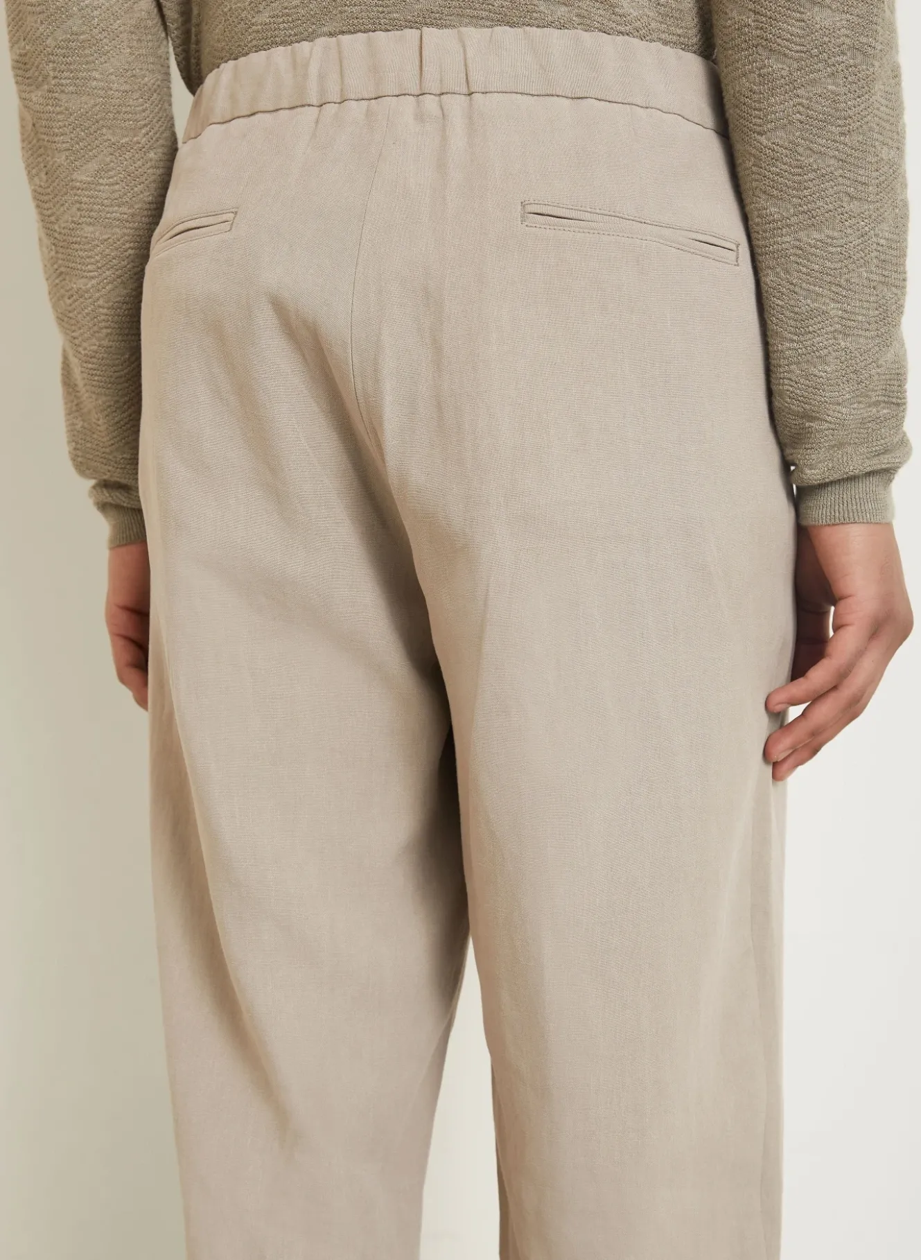 Anzughose Regular Fit aus Leinen