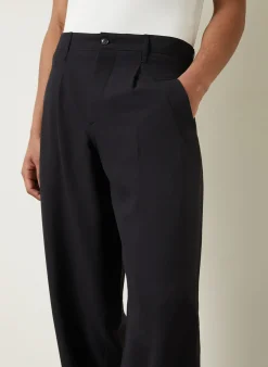 Anzughose Regular Fit aus Seide