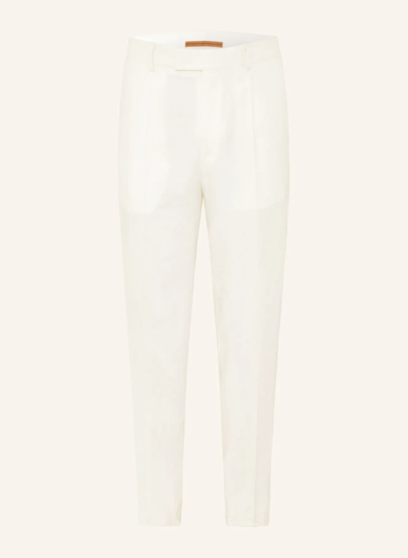 Anzughose Slim Fit aus Leinen