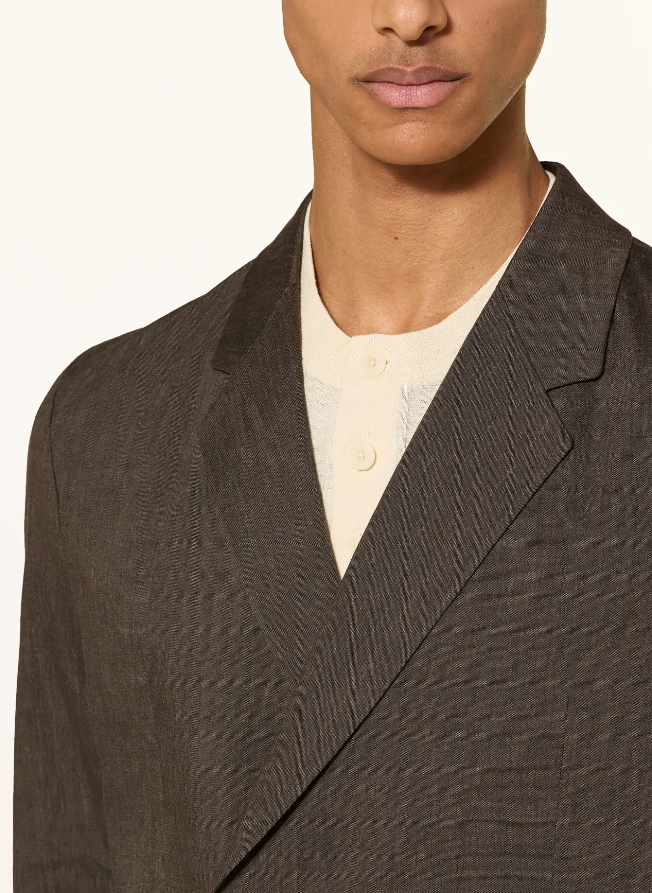 Anzugsakko DOMARO Slim Fit mit Leinen
