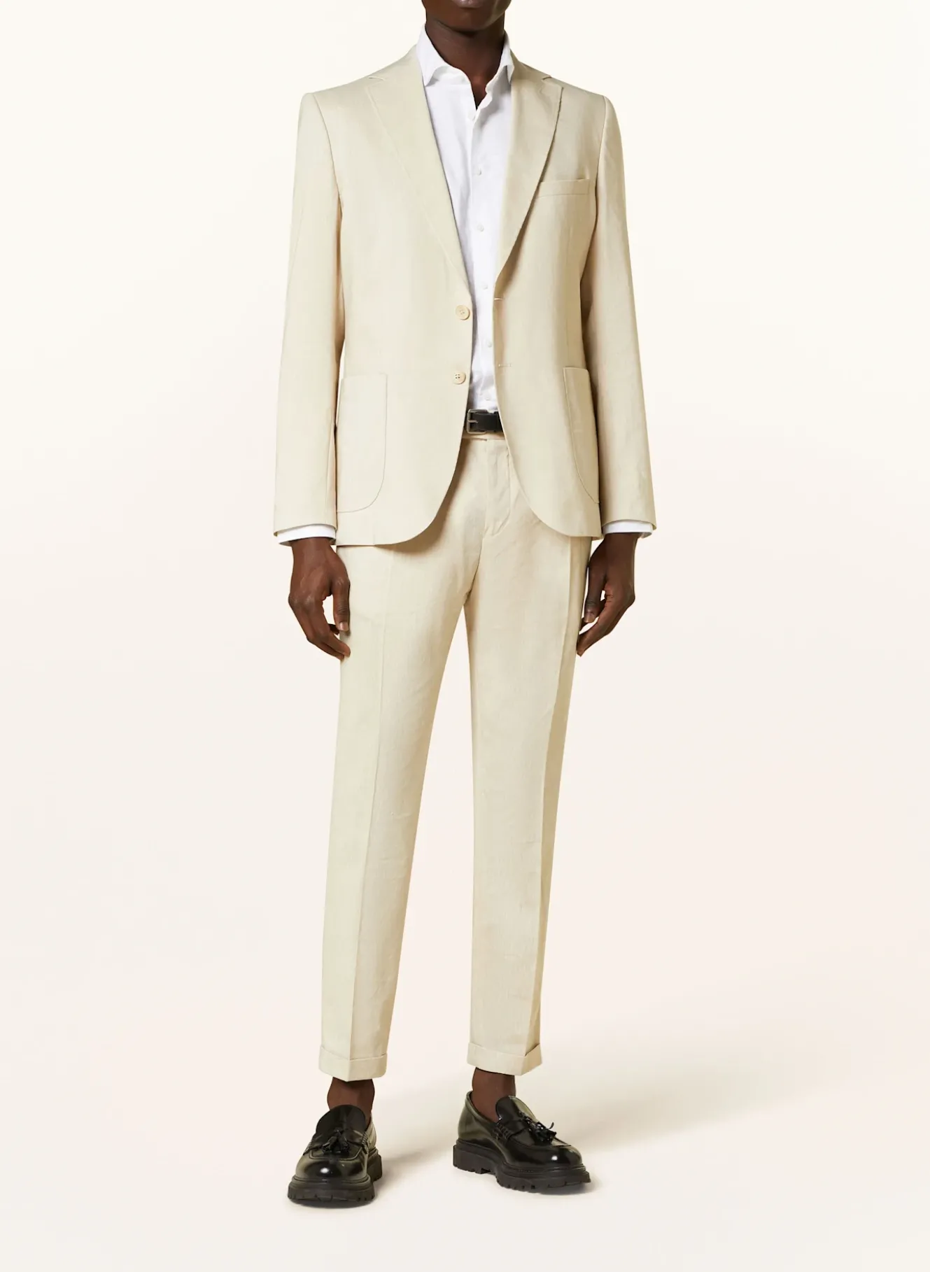 Anzugsakko Extra Slim Fit mit Leinen