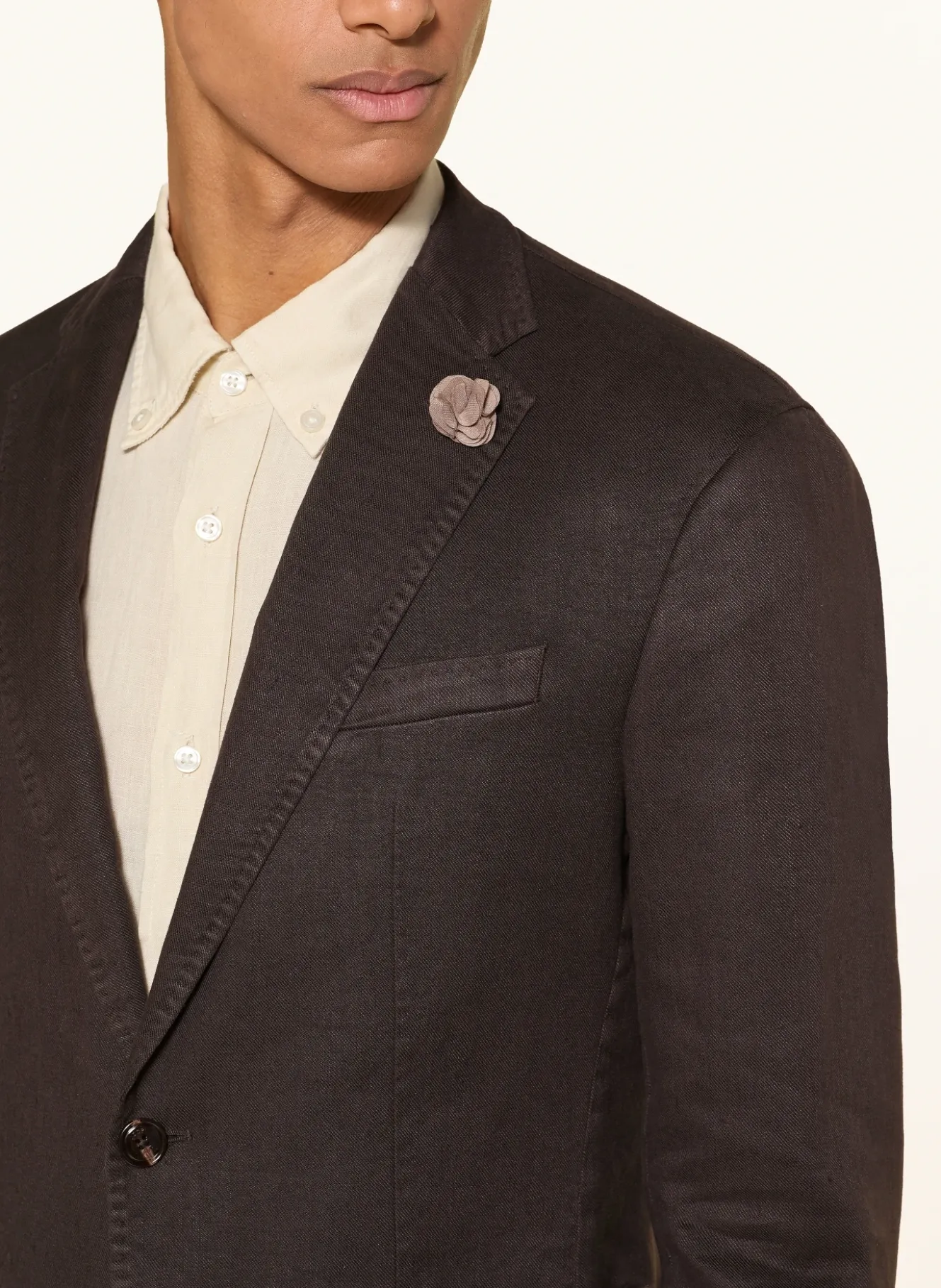 Anzugsakko HOVEREST Slim Fit mit Leinen