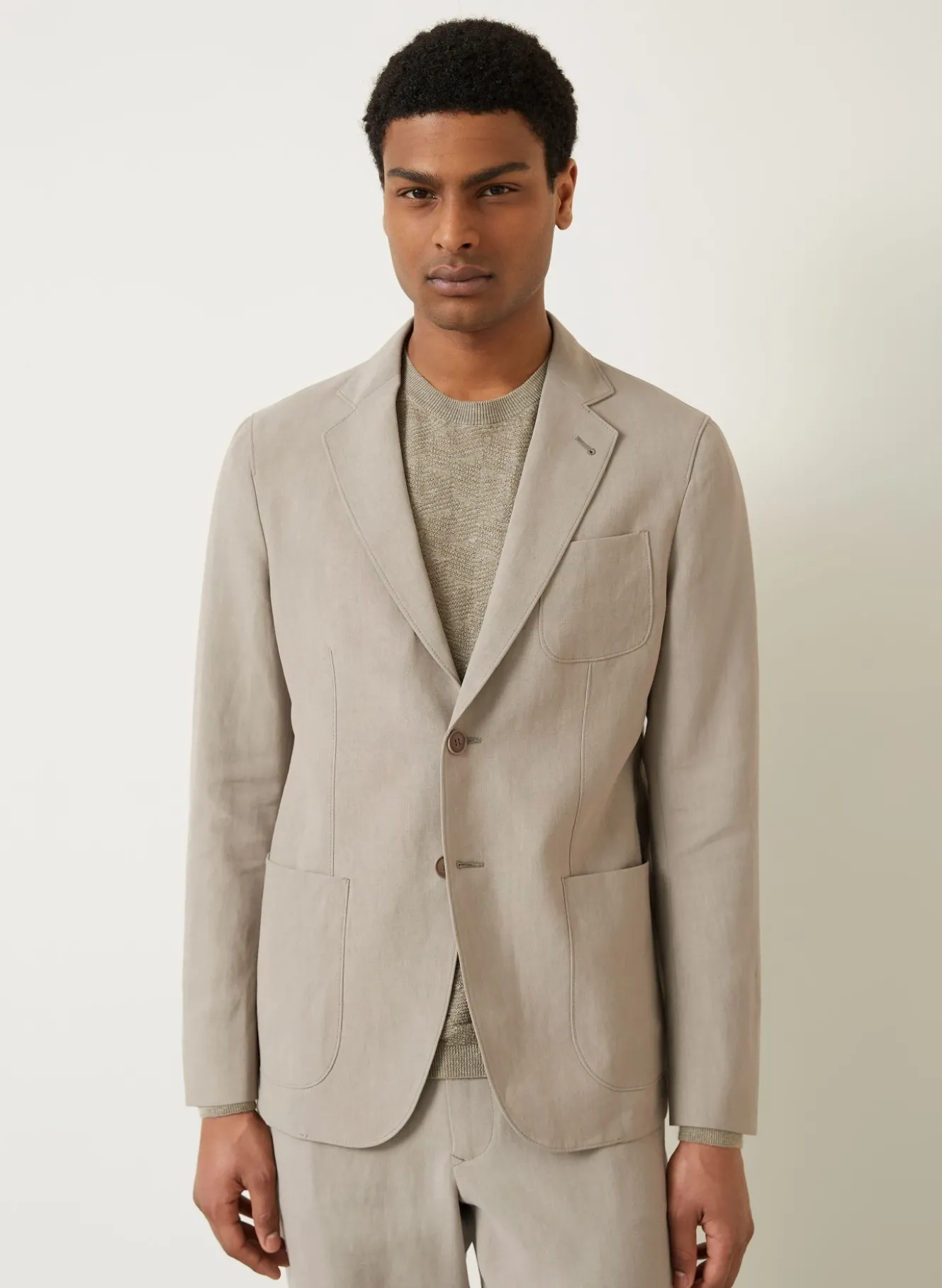 Anzugsakko Regular Fit aus Leinen