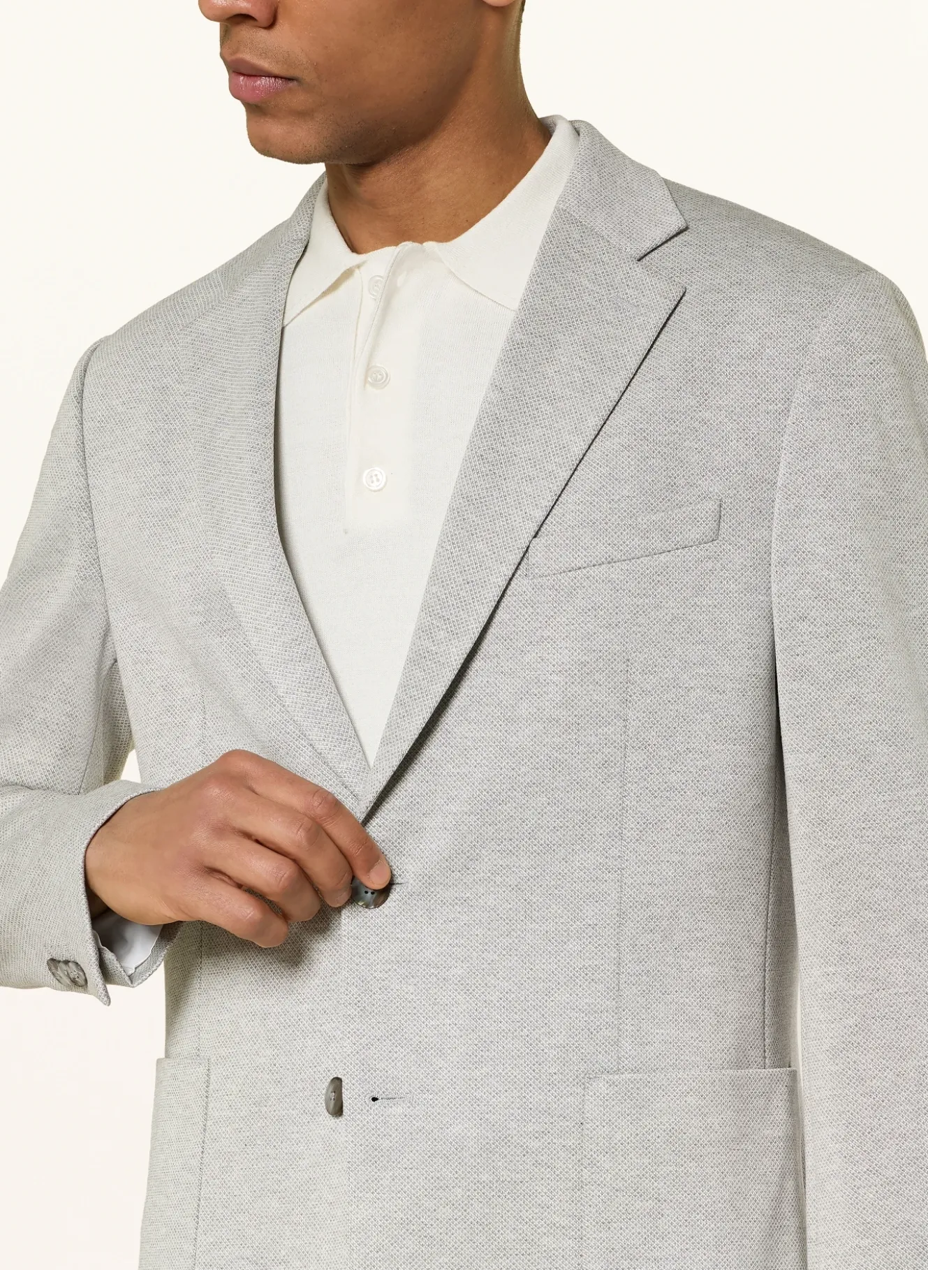 Anzugsakko Slim Fit aus Jersey