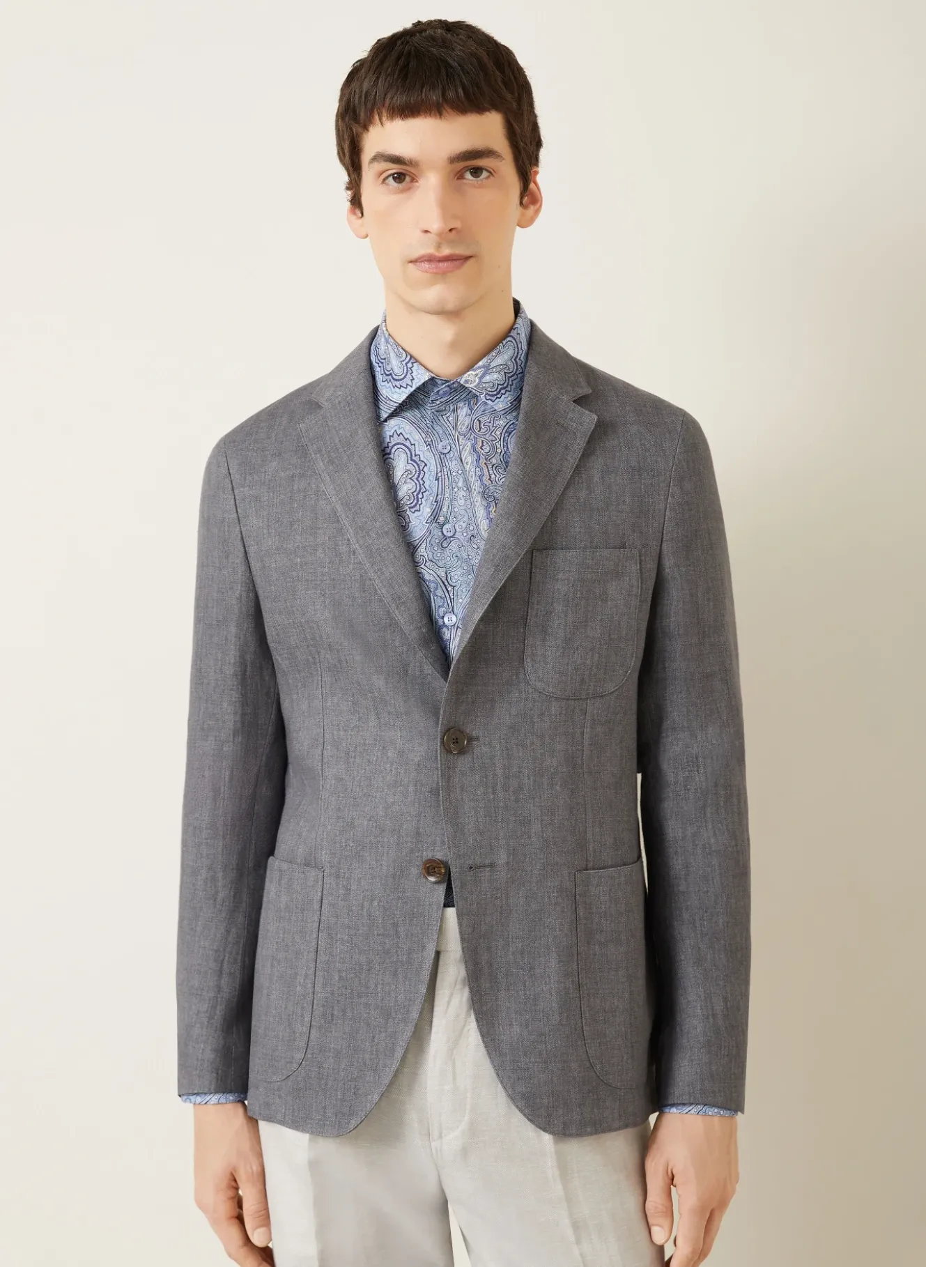 Anzugsakko Slim Fit aus Leinen