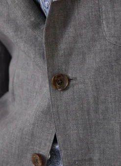 Anzugsakko Slim Fit aus Leinen