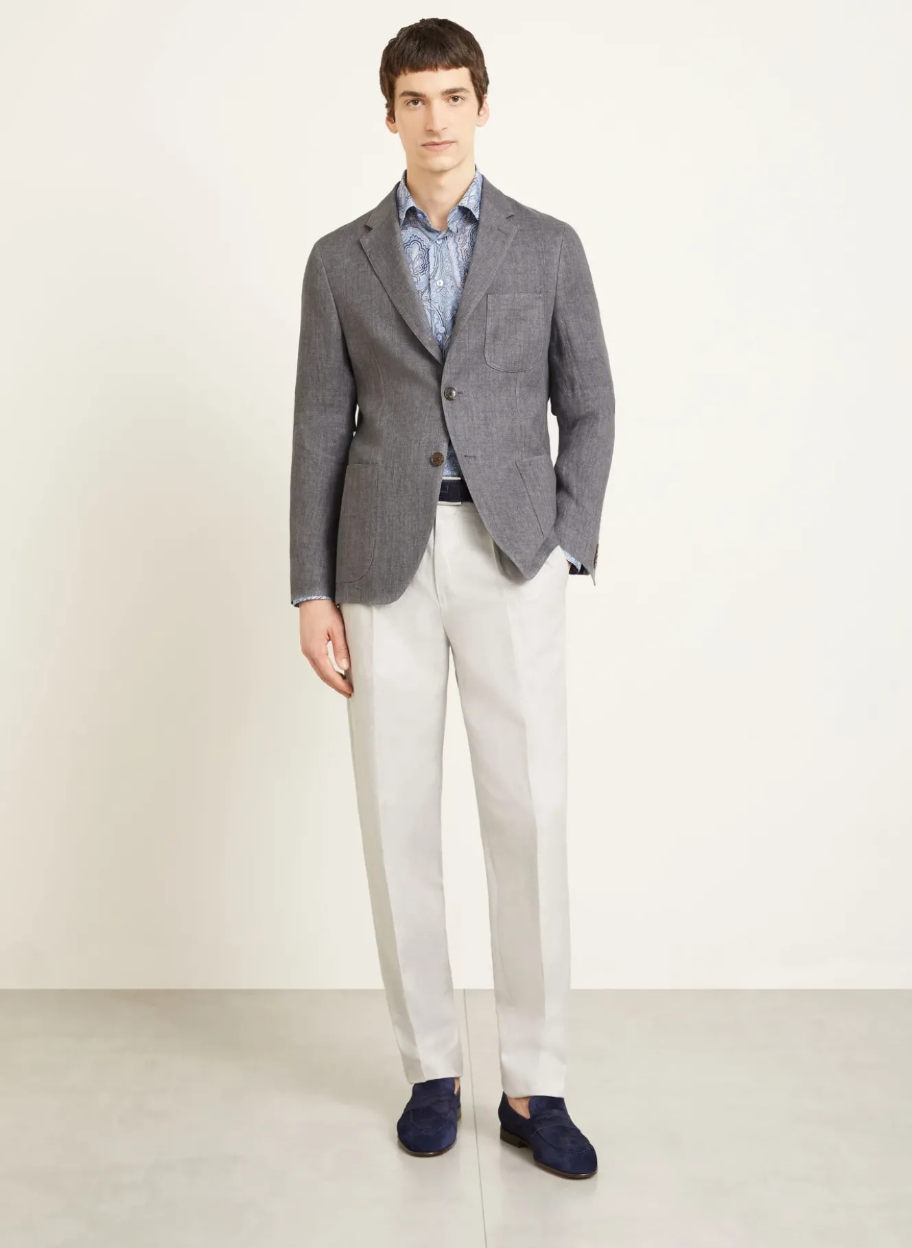 Anzugsakko Slim Fit aus Leinen