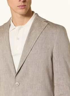 Anzugsakko Slim Fit mit Leinen