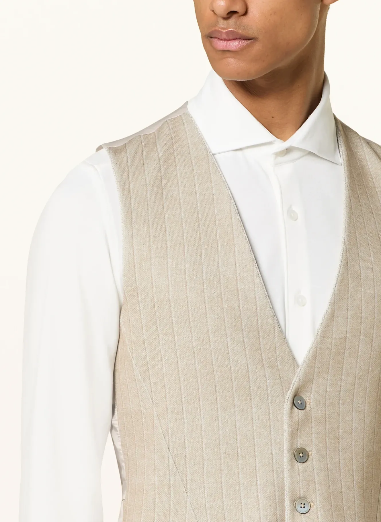 Anzugweste Extra Slim Fit zum Wenden aus Jersey