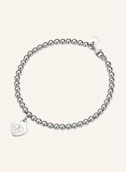 Armband RETURN TO TIFFANY™ aus Sterlingsilber mit einem Diamanten im runden Brillantschliff