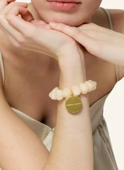 Armband STONE FLEX BRACELET LATTE MARBLE by GLAMBOU