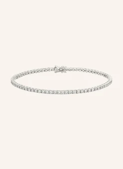 Armband TENNIS aus 18 Karat Weißgold mit 3,42 ct. Diamanten