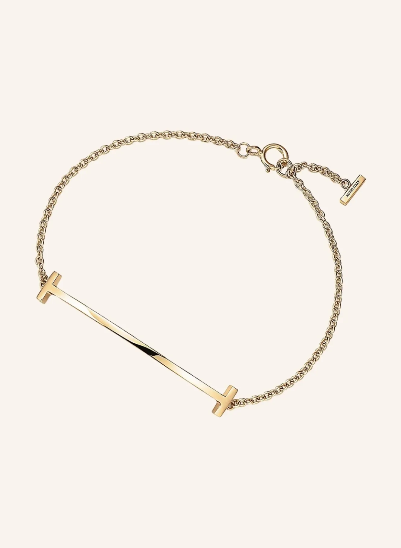 Armband TIFFANY T SMILE aus 18 Karat Gelbgold