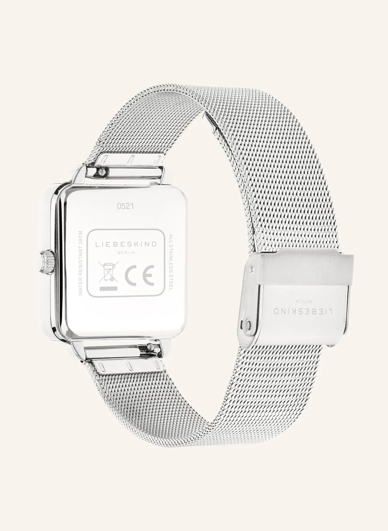 Armbanduhr aus Edelstahl
