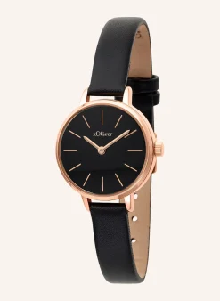 Armbanduhr aus Kunstleder