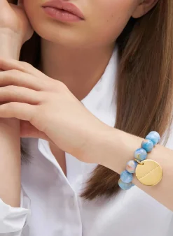 Armbänder MINI BEADS FLEX BRACELET SEA WAVE by GLAMBOU