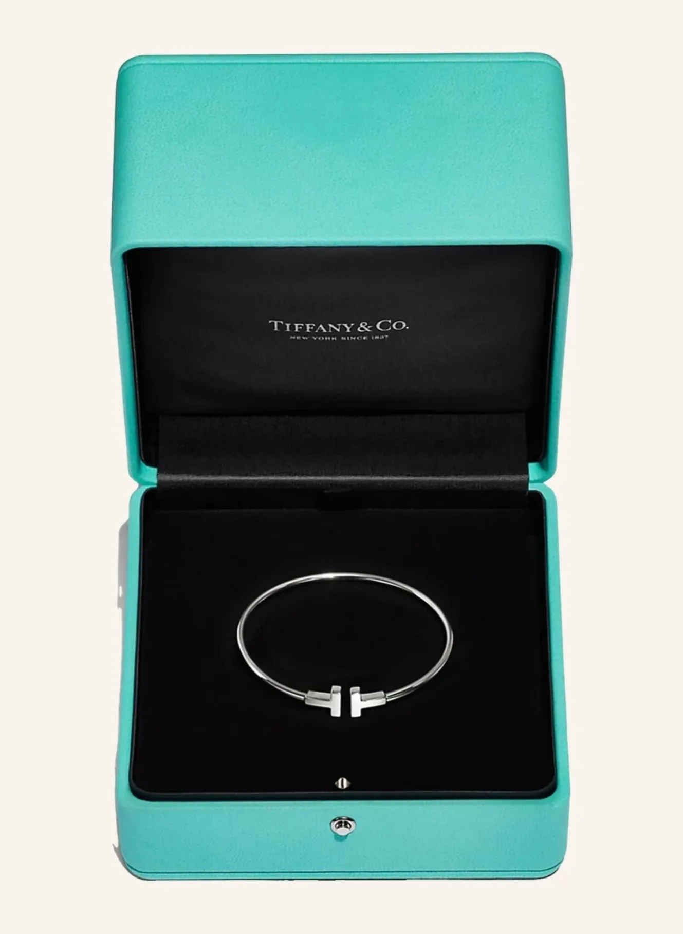 Armreif TIFFANY T WIRE aus 18 Karat Weißgold