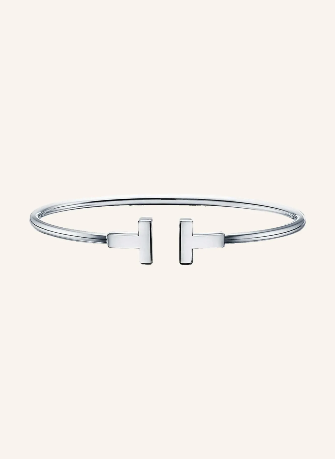 Armreif TIFFANY T WIRE aus 18 Karat Weißgold