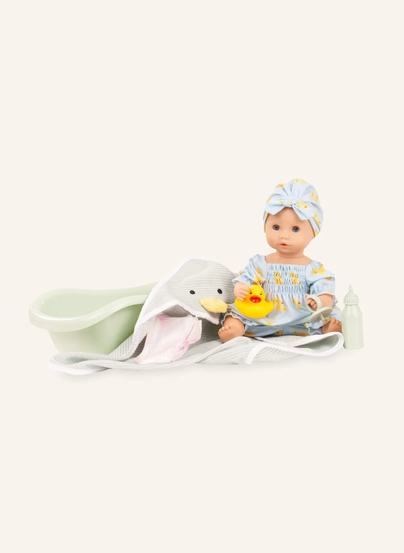 Babypuppe Little Duck Set SLEEPY AQUINI