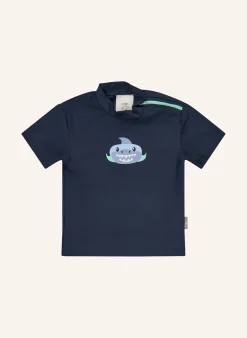 Badeshirt kurzarm Hai