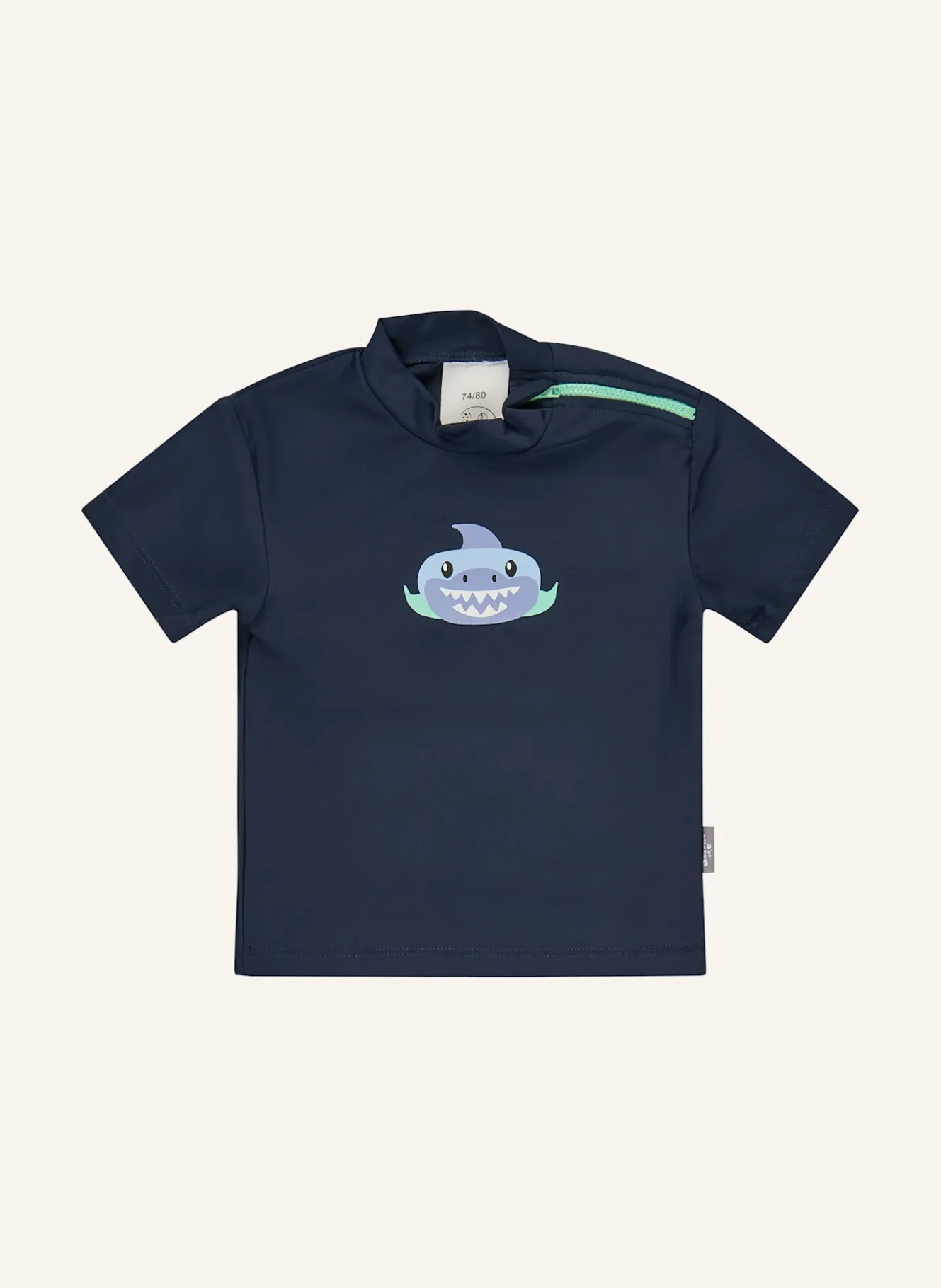 Badeshirt kurzarm Hai