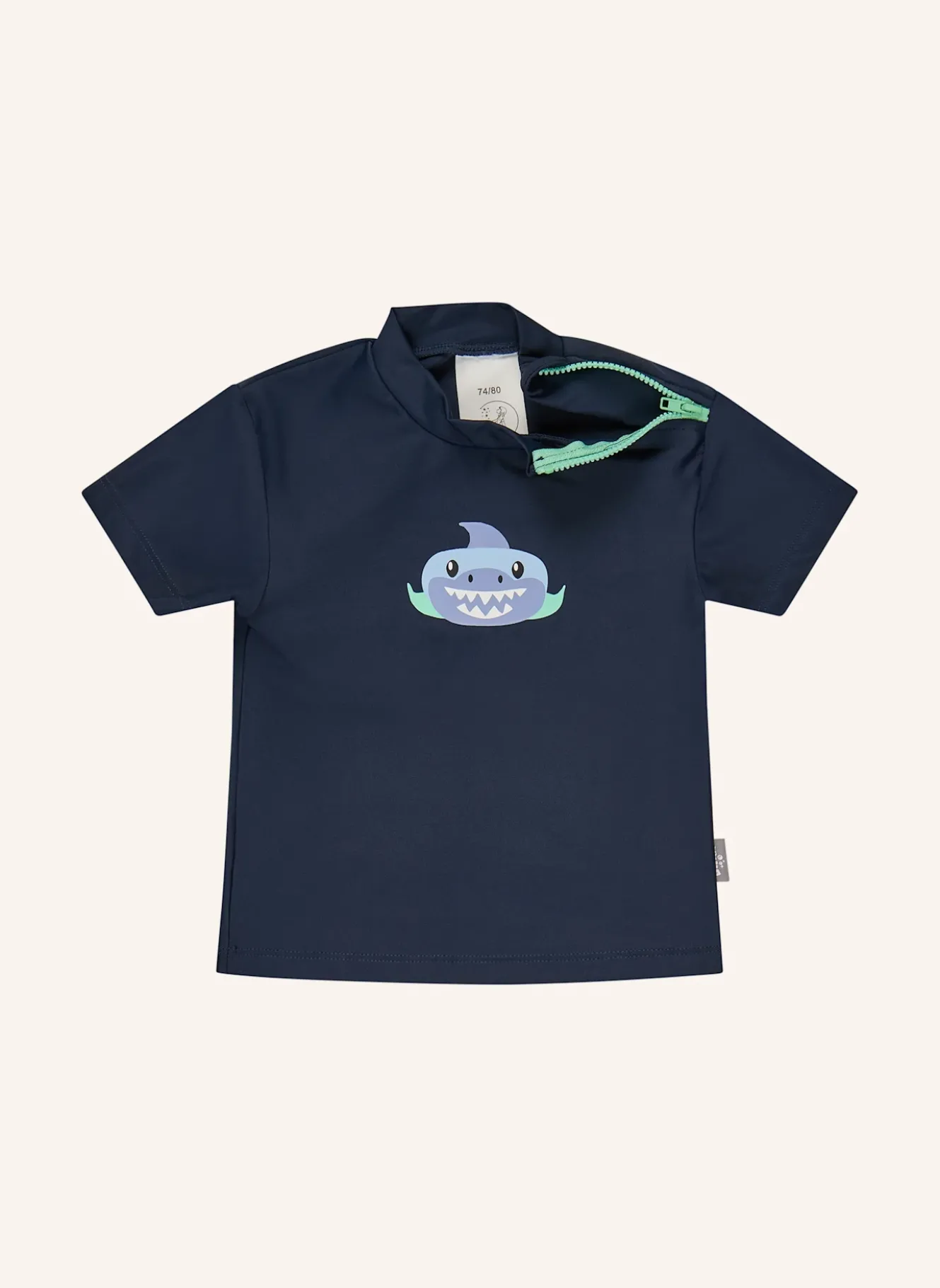 Badeshirt kurzarm Hai