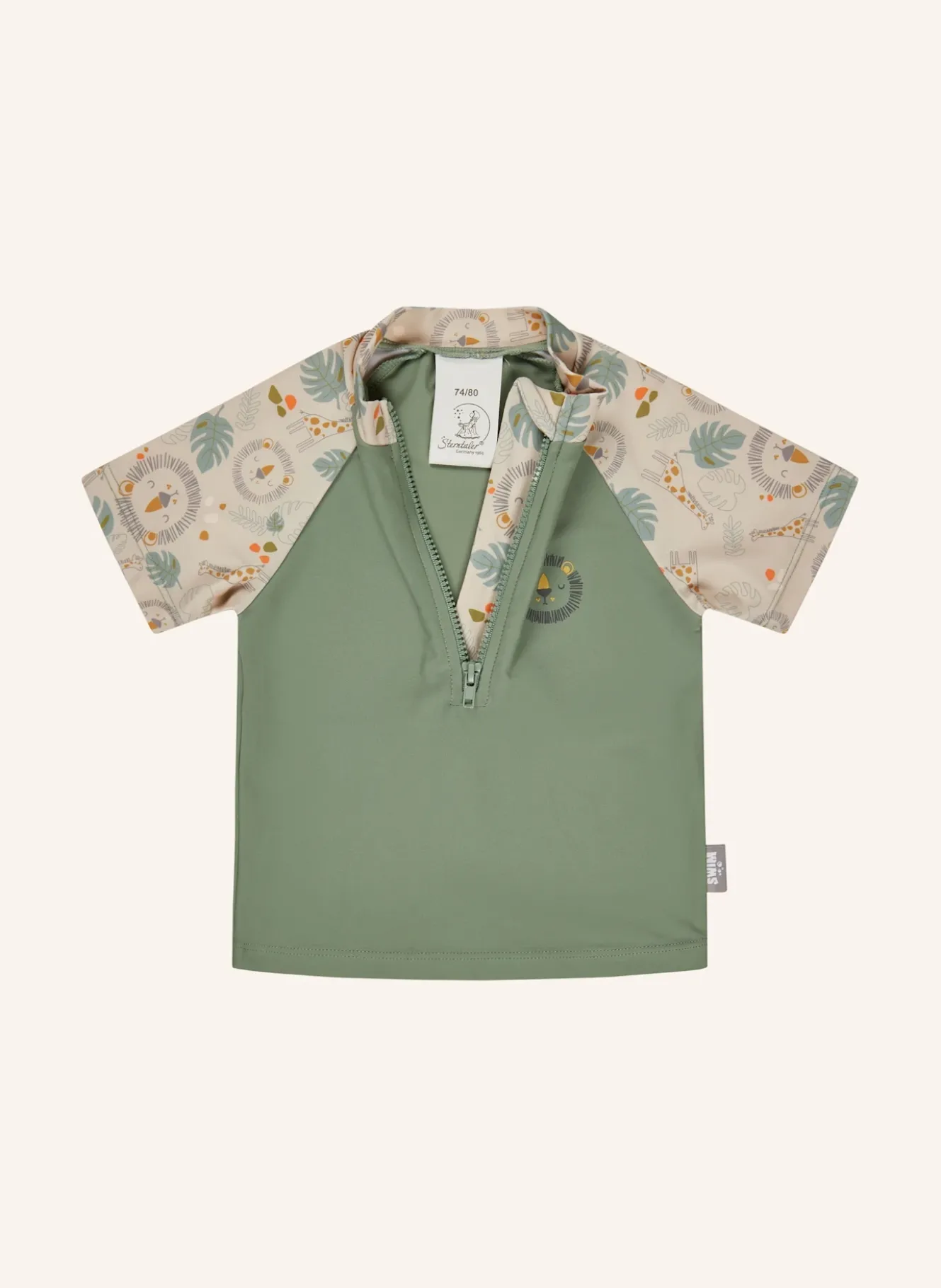 Badeshirt kurzarm Löwe