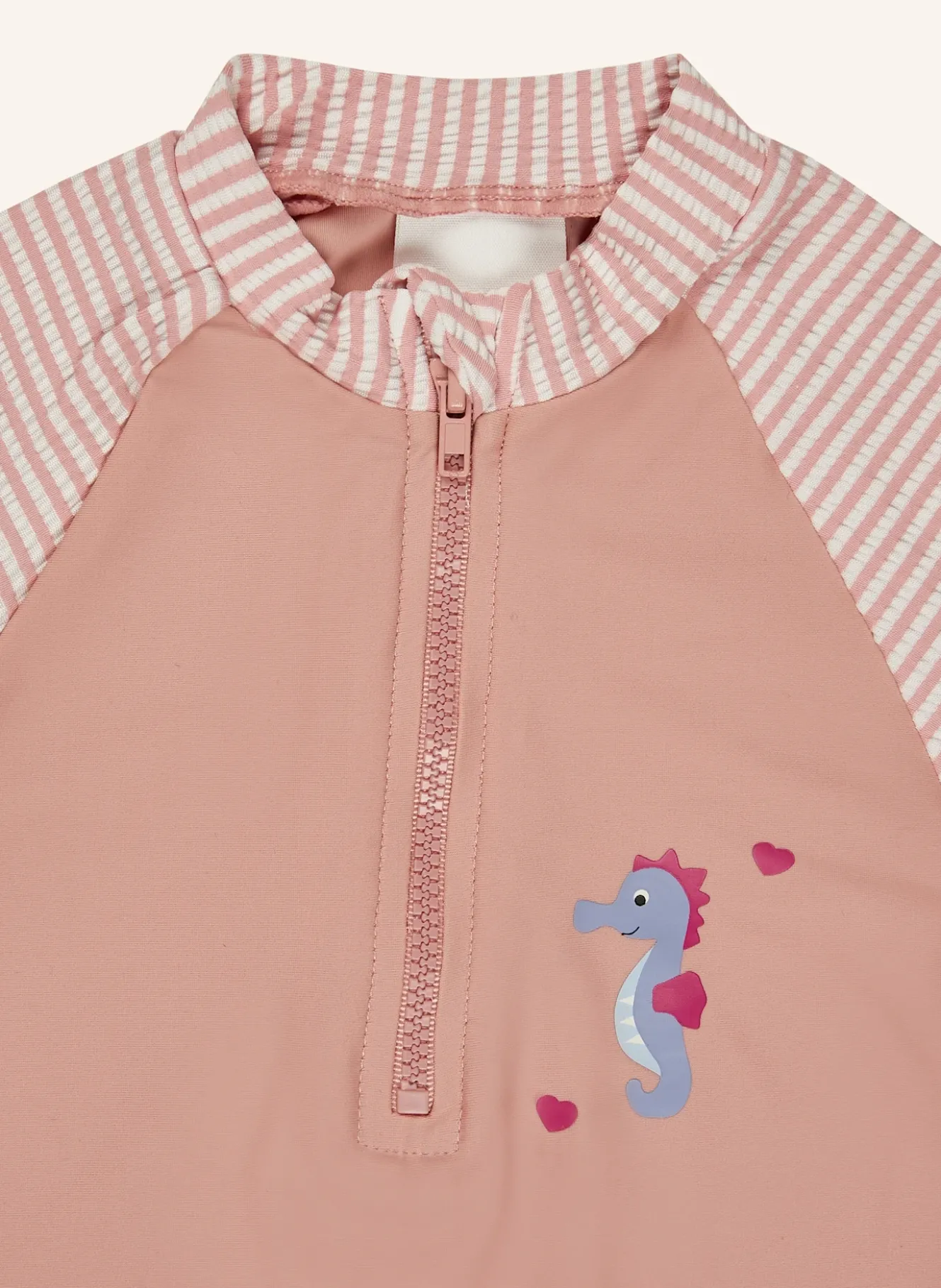 Badeshirt kurzarm Seepferdchen