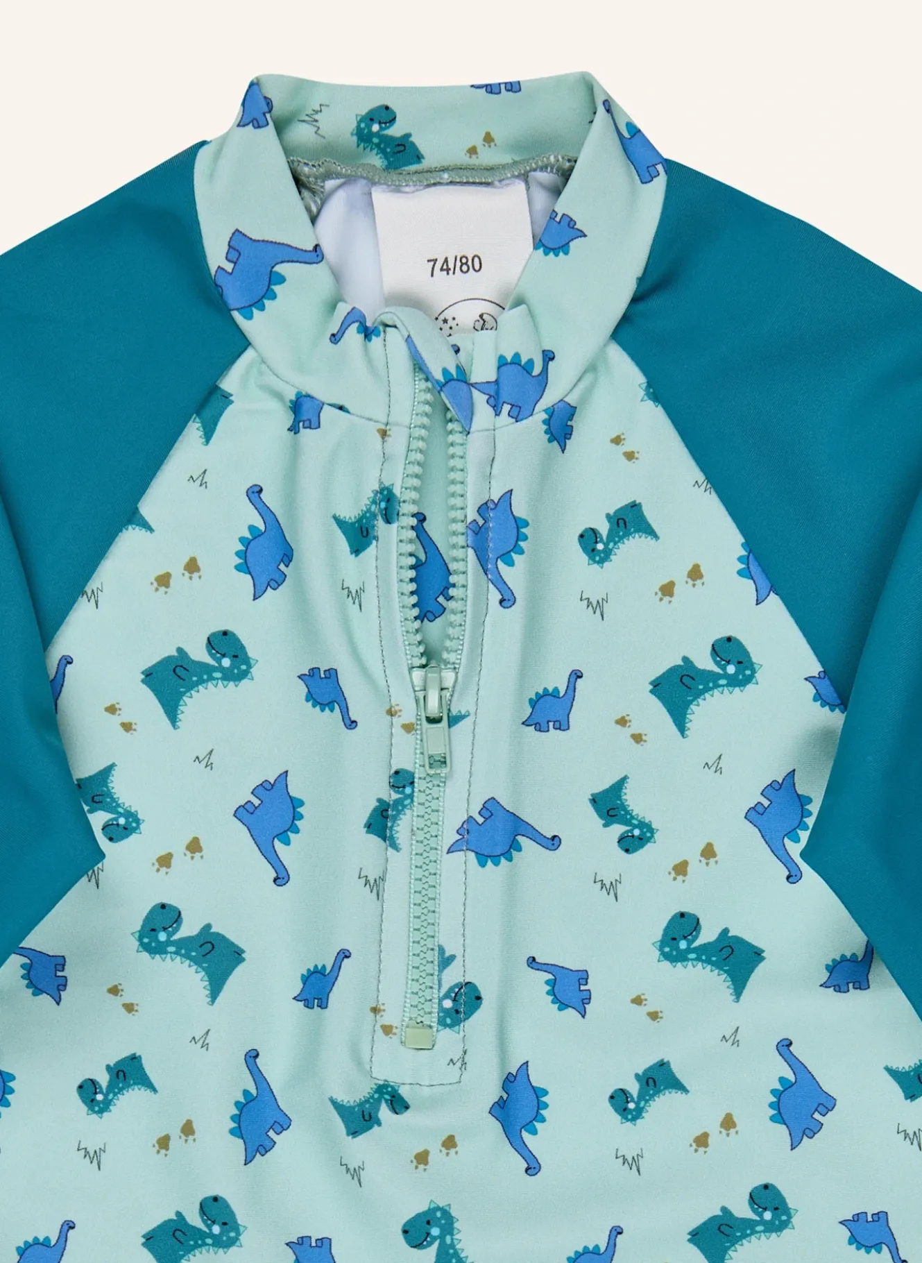 Badeshirt langarm Dino