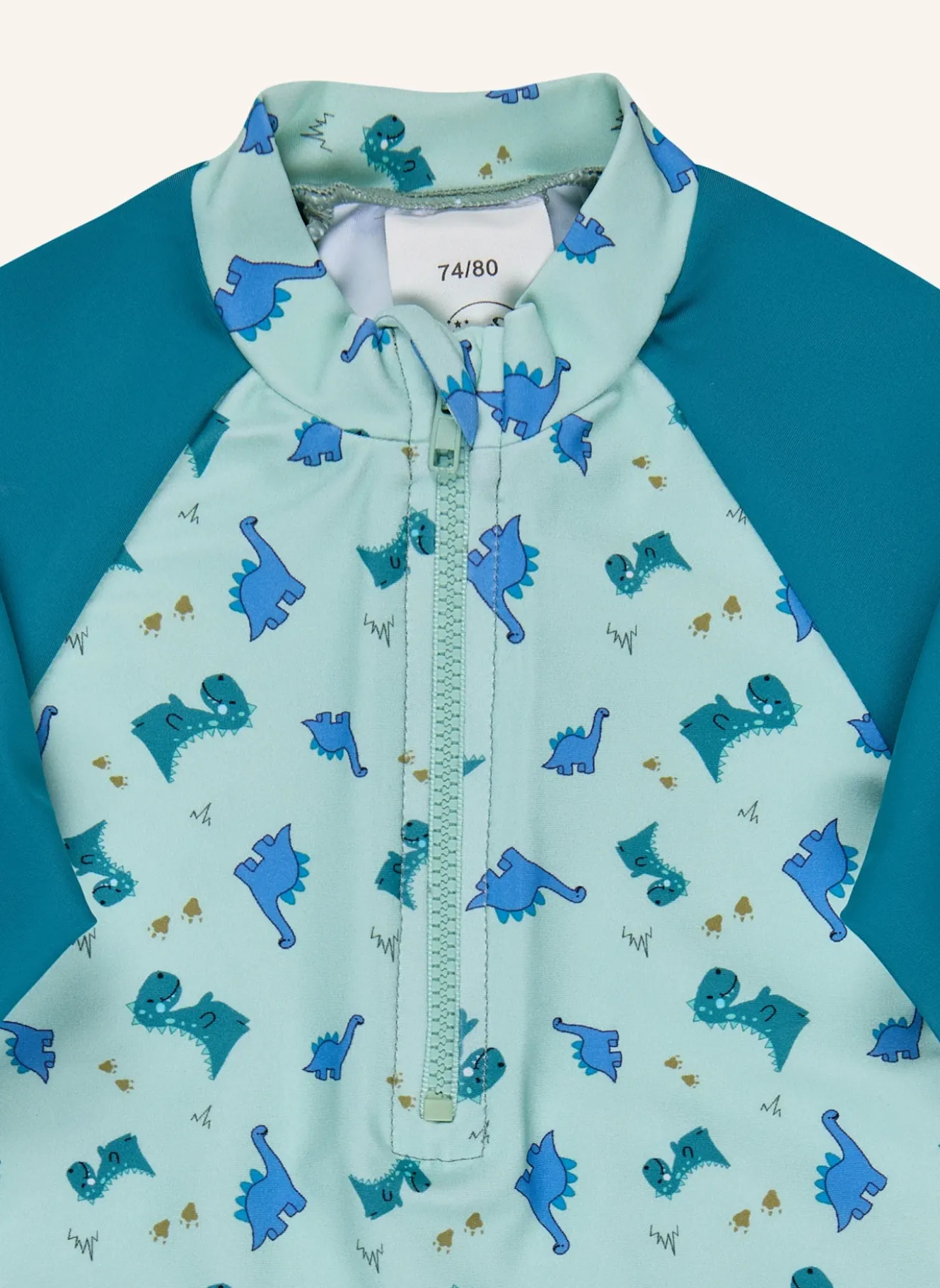 Badeshirt langarm Dino