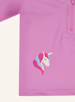 Badeshirt langarm Einhorn