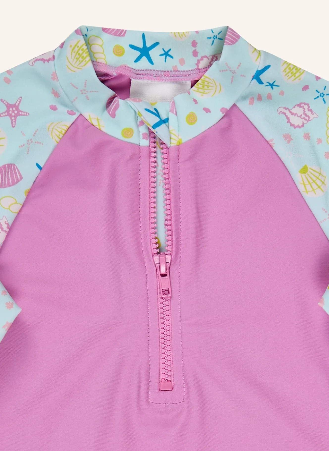 Badeshirt langarm Muschel
