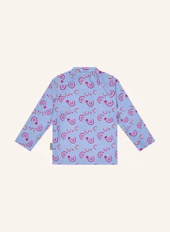 Badeshirt langarm Regenbogen