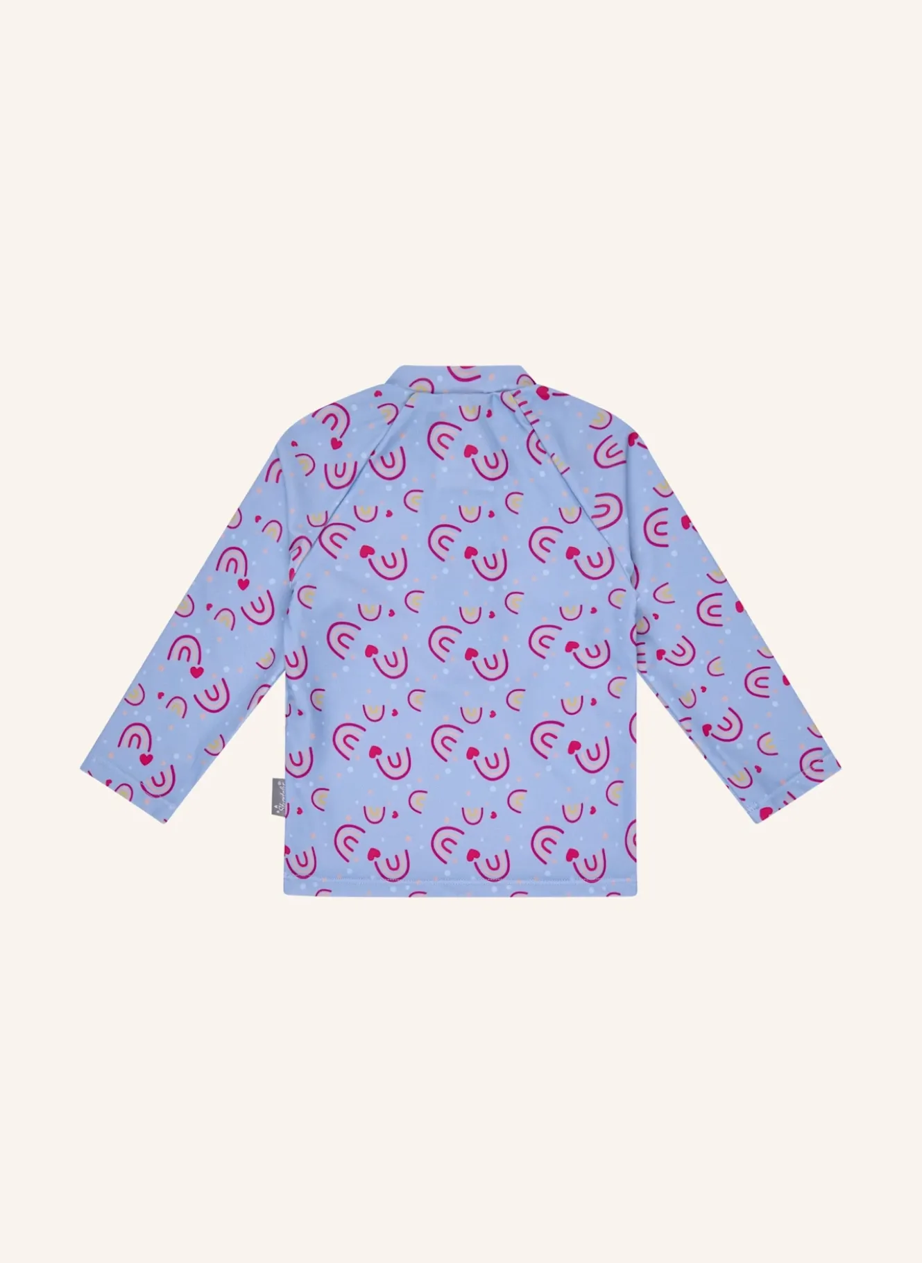 Badeshirt langarm Regenbogen