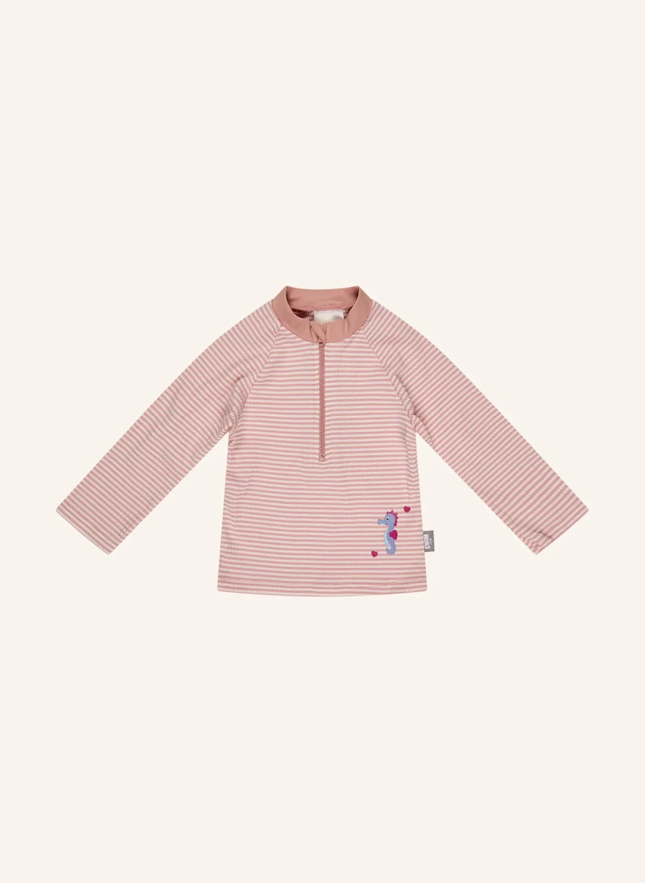 Badeshirt langarm Seepferdchen
