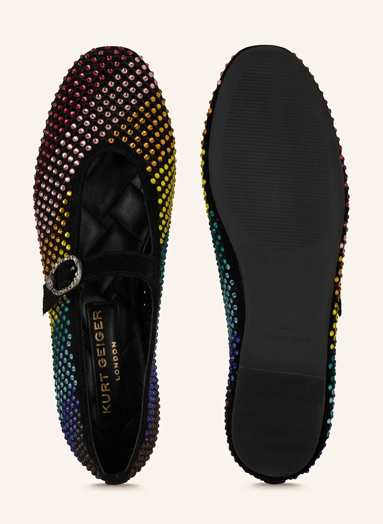 Ballerinas MAYFAIR mit Schmucksteinen