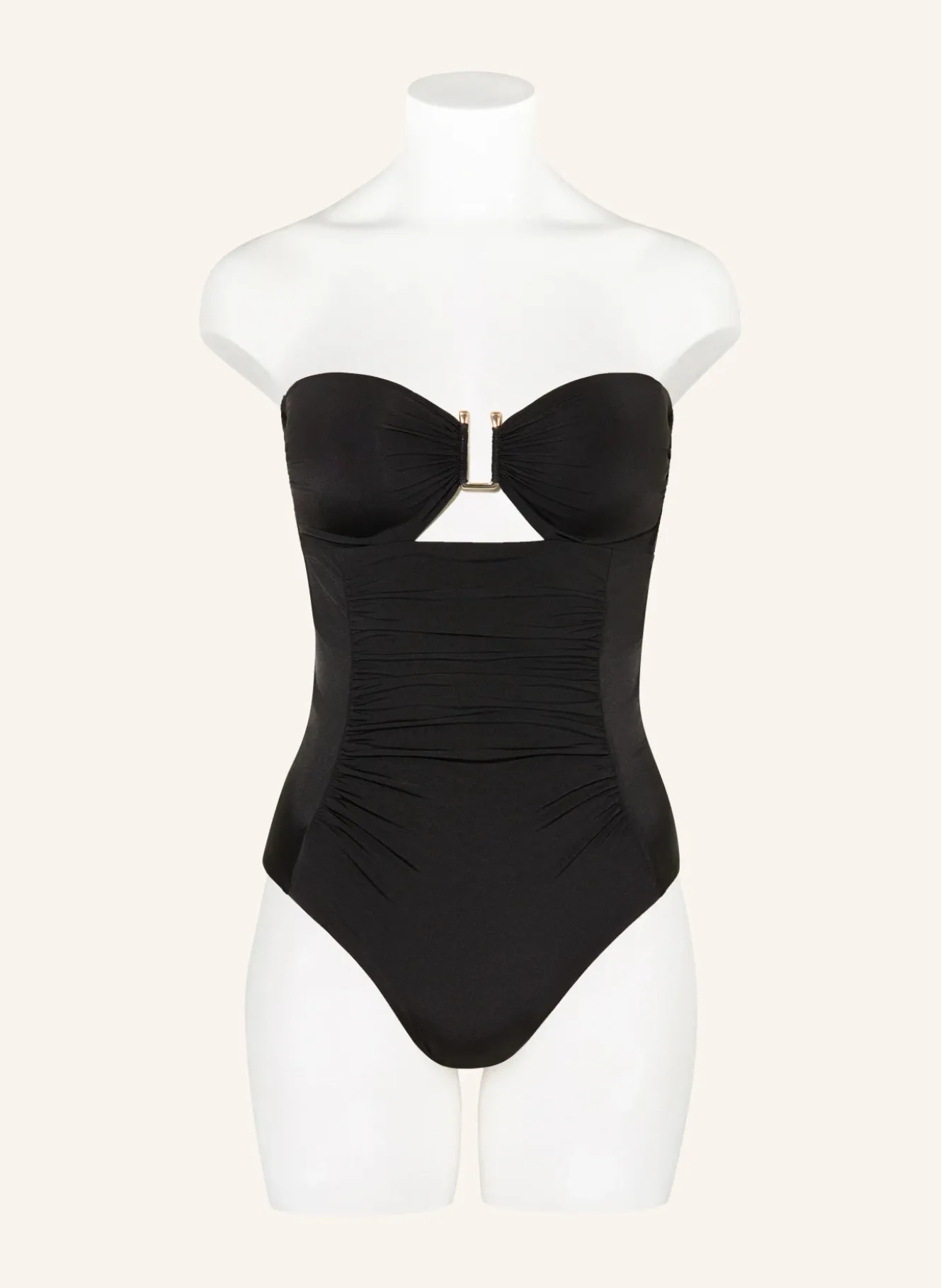 Bandeau-Badeanzug BCHCURVA mit Cut-out