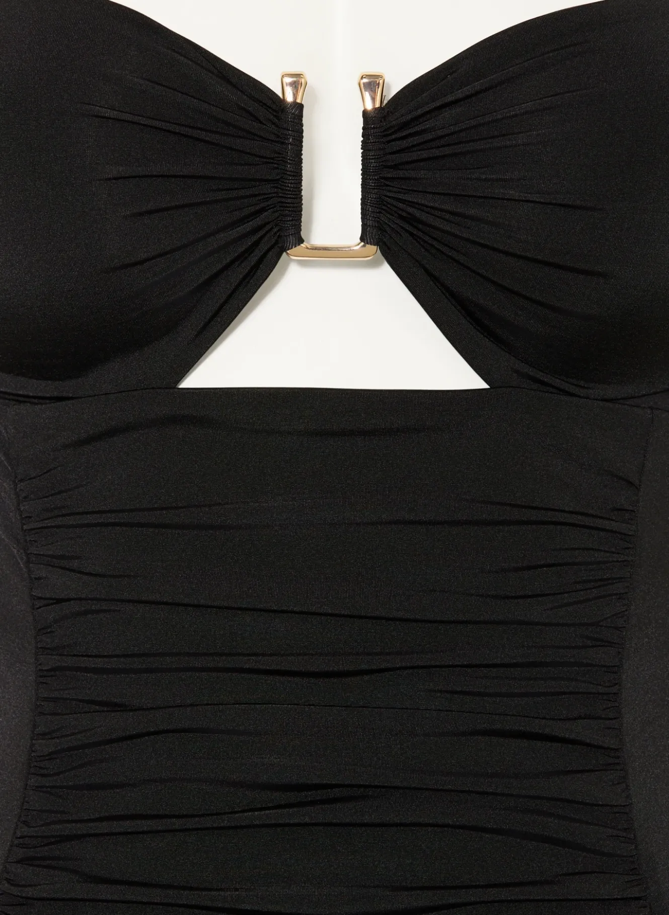 Bandeau-Badeanzug BCHCURVA mit Cut-out