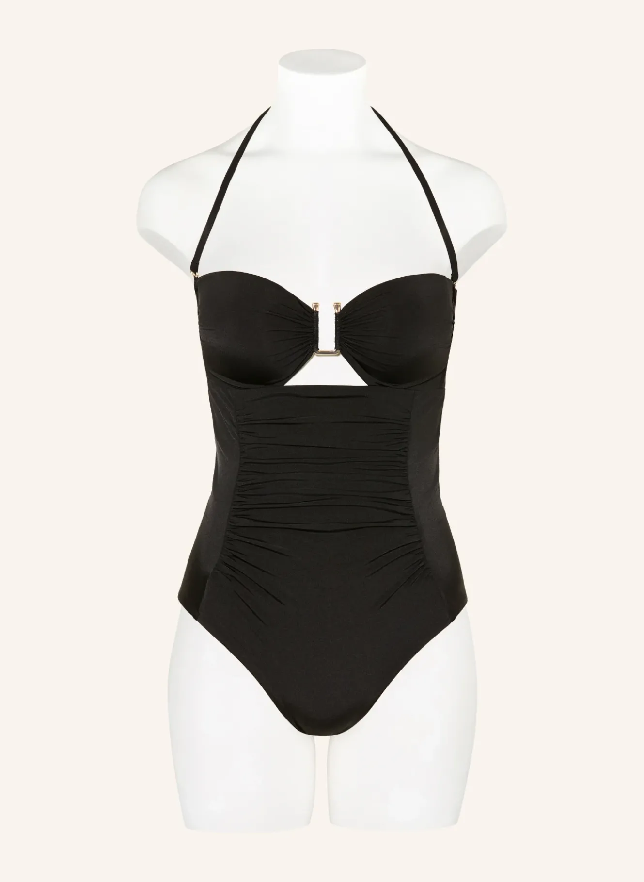 Bandeau-Badeanzug BCHCURVA mit Cut-out