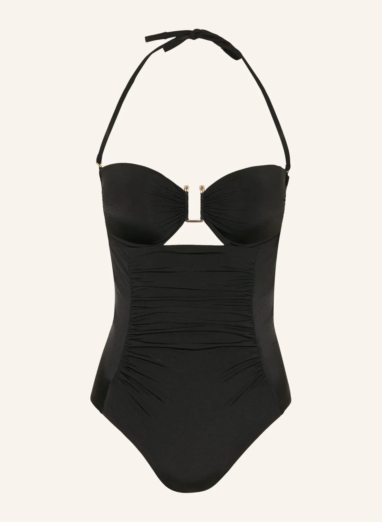 Bandeau-Badeanzug BCHCURVA mit Cut-out