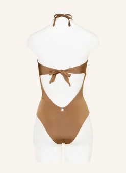 Bandeau-Badeanzug BCHCURVA mit Cut-out