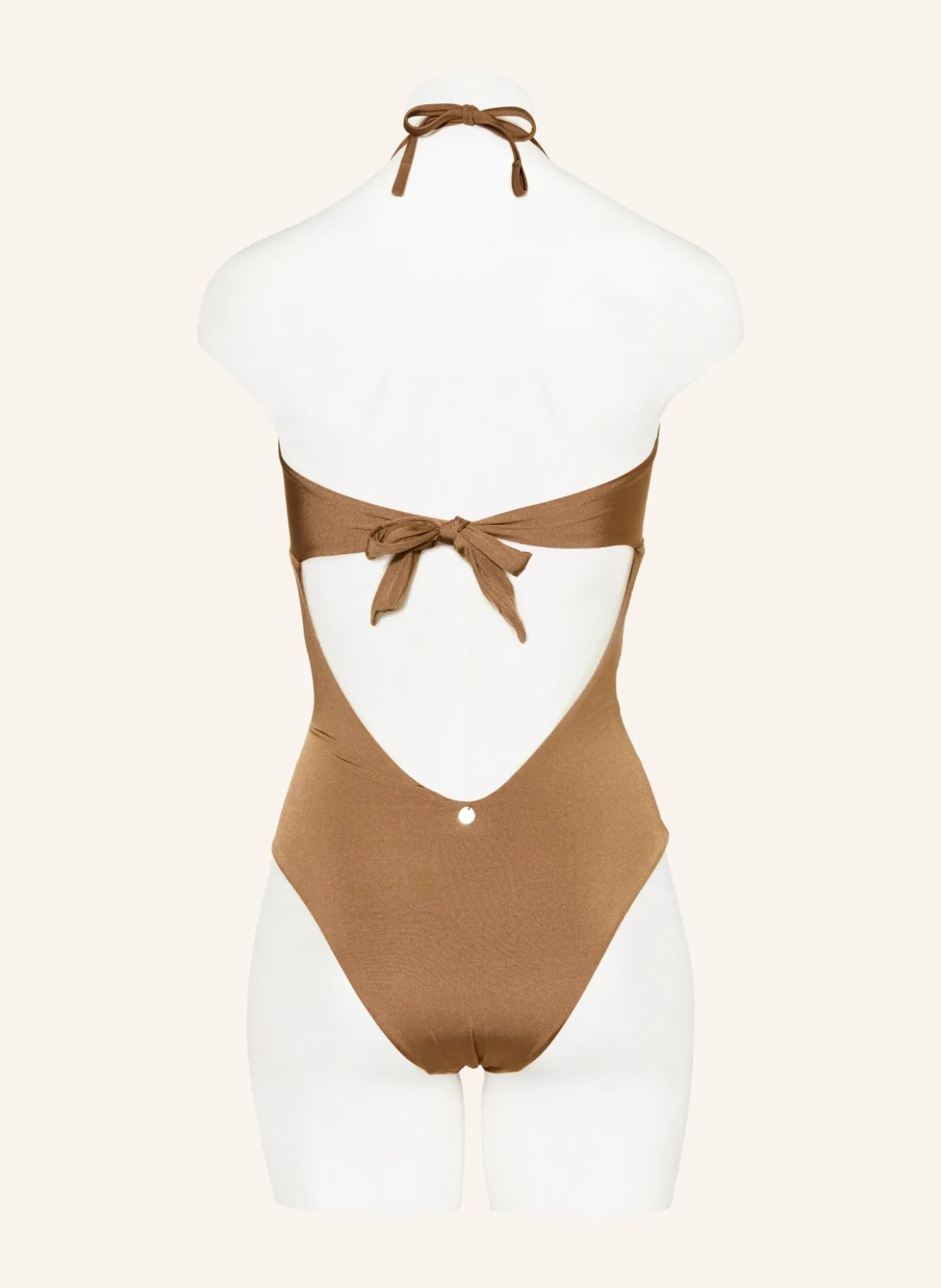 Bandeau-Badeanzug BCHCURVA mit Cut-out